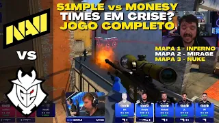 NAVI vs G2 - JOGO COMPLETO (Todos os Mapas) BLAST Premier Fall Groups 2023