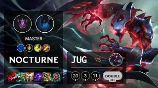 Nocturne Jungle vs Kha'Zix - EUW Master Patch 11.3