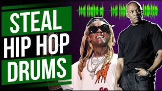HOW TO STEAL HIP HOP DRUMS | MUSIC PRODUCTION FOR BEGINNERS