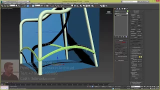 Моделирование стула в 3d max для начинающих - часть 2