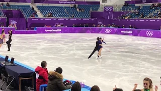 Pyeongchang ice dance practice