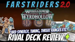 Review + | Farstriders 2.0  | Card synergy, threat ranges and card timing  | Warhammer Underworlds
