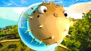 PufferFish Leaves His Home to Find His Friends in I Am Fish!