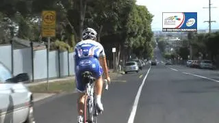 Robbie McEwen rides the course - Part 5