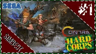 SEGA: Contra: Hard Corps Прохождение за двоих сразу - Арена #1