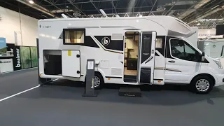 Benimar Tessoro 497 - motorhome with a queen bed.  Very quick tour.