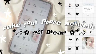 make your phone aesthetic 🎀 Nct theme / Realme + Android ver 🌱