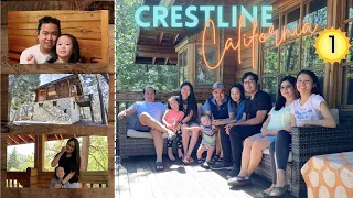 Driving to CRESTLINE, California 🏞 | Cabin Tour 🏕 | Familia Basa