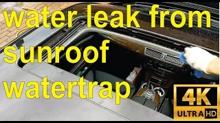 How to fix a sunroof water leak  in your BMW (full details) - step by step