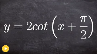 Graphing Cotangent with a Phase Shift