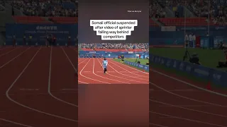 Somali sports official suspended as video of slow runner goes viral #shorts
