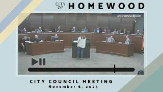 Homewood City Council 11/06/23