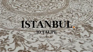 Tapis lavable oriental taupe ISTANBUL 10 | Toutapis