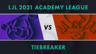 RJ.A vs SG.A｜LJL 2021 Academy League Tiebreaker Game 1