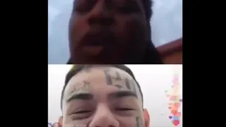 Tekashi Gets On IG Live With FBG Duck! "You Wanna Smack Me But You Ain't Ran Up On The Dudes That
