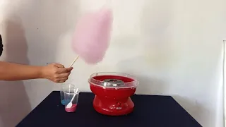 Máquina RCA, Como preparar algodones de azucar ( How to make cotton candy)
