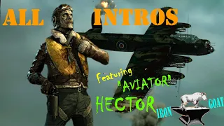 Zombie Army 4: Dead War - All Intro Cut Scenes - "Aviator" Hector