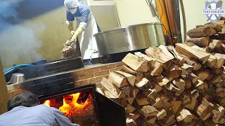 Amazing work! korean traditional beef bone soup /  korean food factory