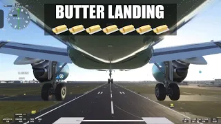 #swiss001landing 🧈 A320neo BUTTER Landing with a Xbox gamepad 🧈 Microsoft Flight Simulator 2020