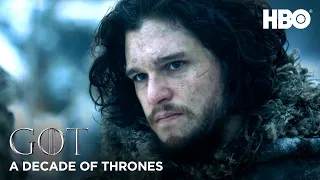 A Decade of Game of Thrones | Kit Harington on Jon Snow (HBO)