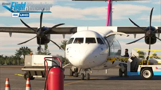 ATR72-600 Caribbean | Cayo Largo - Bahamas | Full Flight (4K) | MSFS