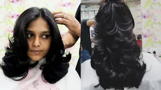 #hairstyle Forward graduation layer.Cut for medium hair
