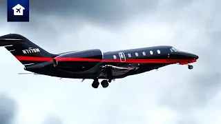 Gloomy Morning Departures | Private Jet Spotting