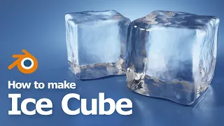 how to  make ice cube modelling and splash animation |blender tutorial