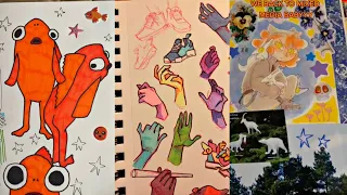 Sketchbook Tour 📔 TikTok Compilation 2023 #19 | Sketchbook Ideas