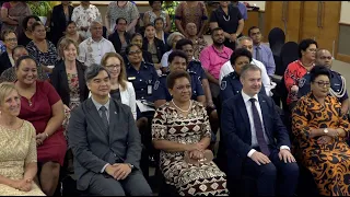 Fijian Minister for Women officiates at the Gender Transformative ICD launch