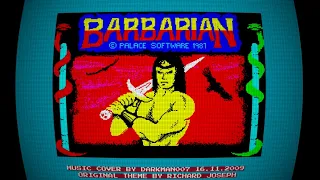 Darkman007 - 2009 - Barbarian The Ultimate Warrior - Tittle | ZX Spectrum Cover