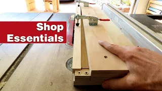 Making tapered legs doesn't have to be difficult. Essential woodworking shop project.