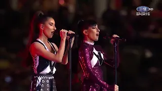 The Veronicas - Godzilla,4ever,Untouched (Live NRL State of Origin 2021) HD