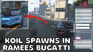 Koil Spawns in Ramee's Bugatti to Troll & Mald him | NoPixel GTA RP