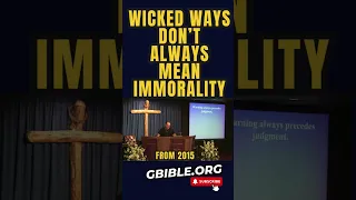 Wicked Ways Aren't Always Immoral (2024) #jesus #spirituality #shorts