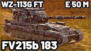 FV215b 183, WZ-113G FT &  E 50 M | WOT Blitz Pro Replays