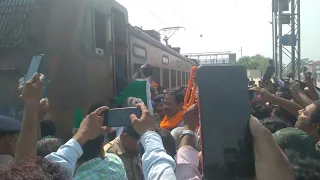 Stoppage Ceremony of 15549/50 Jaynagar Patna Intercity Express at Dholi Railway Station 05/06/23