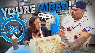 I HAD BROOKLYN WORK AT A PIZZA SHOP FOR 24 HOURS! *Never Again*