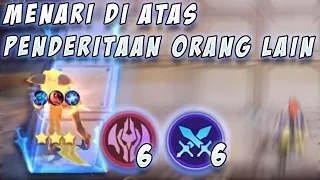 TARIAN KEMATIAN !! JOY TITAN MODE MENARI DI ATAS PENDERITAAN ORANG LAIN || Magic chess mobile legend