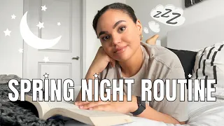 SPRING NIGHT ROUTINE l Productive + relaxing night routine after work