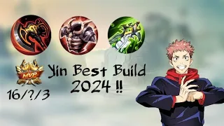 YIN BEST BUILD 2024 (HIGHLIGHTS) | HAPPY NEW YEAR !!#mobilelegends