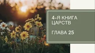 Чтение Библии// 4-я книга Царств Глава 25