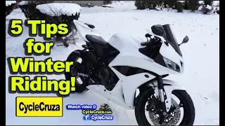 5 TIPS For WINTER Motorcycle Riding (For REAL Riders) | MotoVlog