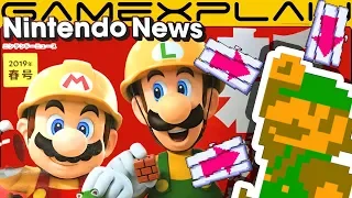 8-Bit Luigi Discovered on Super Mario Maker 2 Flyer in Japan! (+ Possible Multiplayer Hint?)