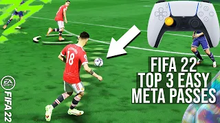 FIFA 22 - Top 3 META PASSES That ELITE Players Use To Win More Games Which You Don't Use [TUTORIAL]