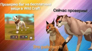 Проверяю баг на бесплатные вещи в Wild Craft