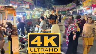 Old City Lahore Local Street Foods City Walk Tour Old Lahore City, 4k Video