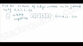 How many 4 digit numbers can be formed?