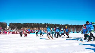 На спорте. Югорский лыжный марафон. 10 часть