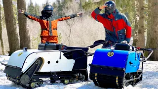 Newest motorsleds Baltmotors Snowdog and Barboss 2022! Cheapest sleds snowmobiles!